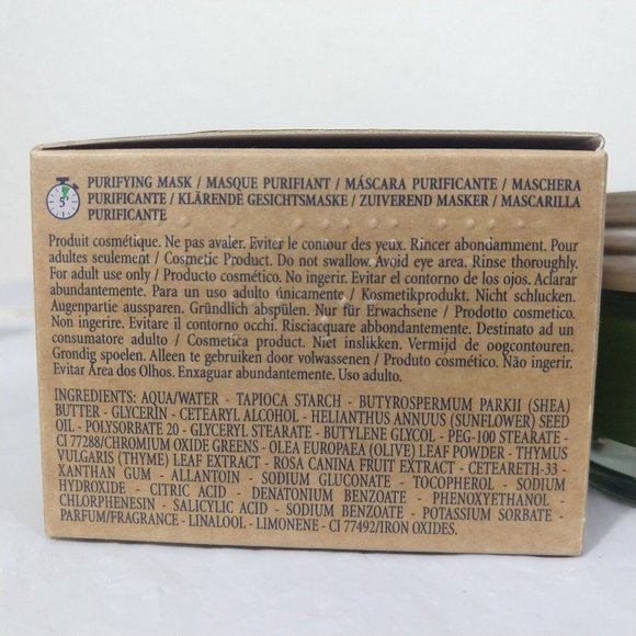 L'Occitane Purifying Mask with Freshly-cut Provencal Thyme 75ML NIB - Picture 4 of 7